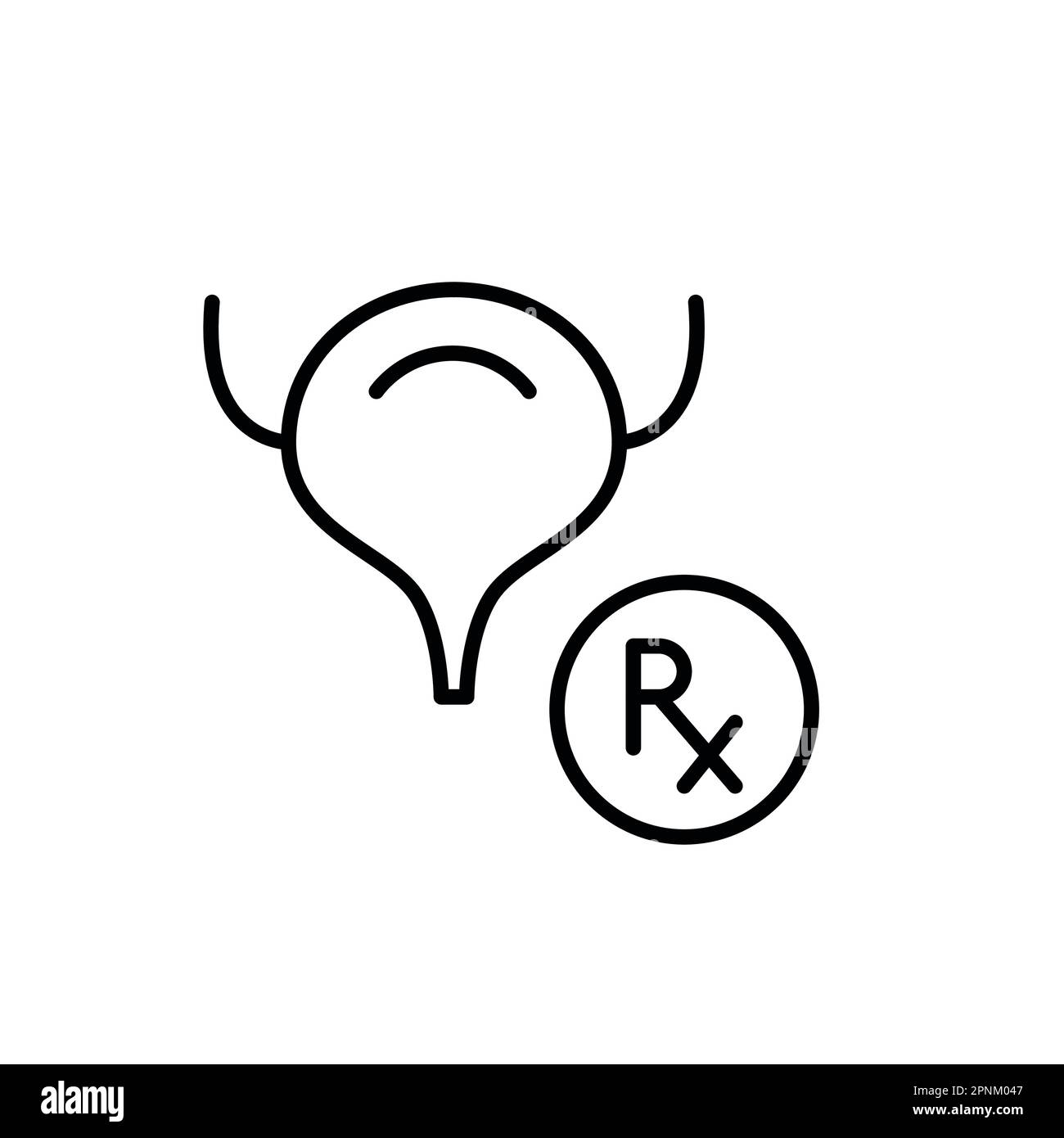 Bladder disease prescription drug. Urinary tract infection. Pixel
