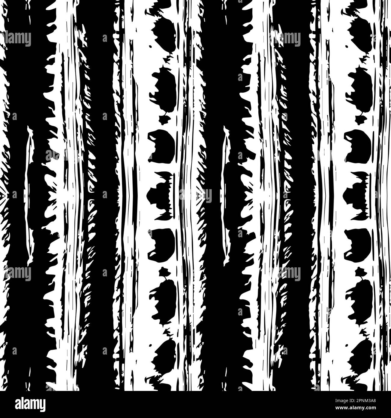 Seamless abstract geometric lines, shapes, stripes, textile print. Stock Photo