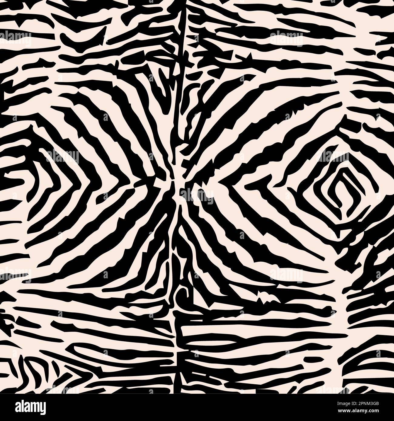 Seamless zebra pattern, zebra, tiger skin, African animal print. Stock Photo