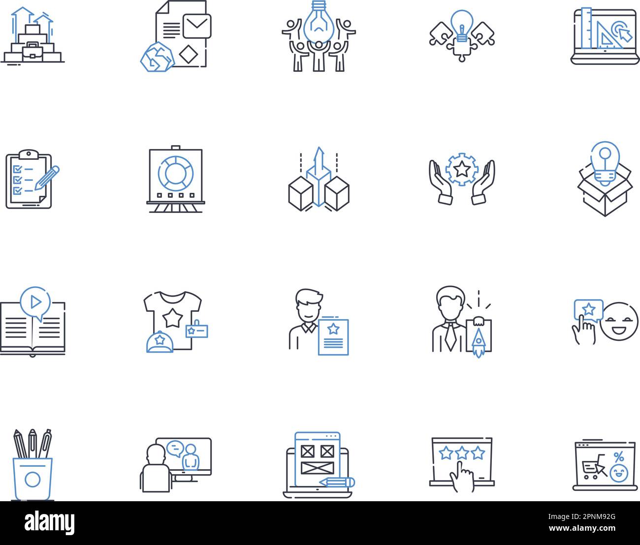 Campaigning line icons collection. Activism, Advocacy, Awareness, Boldness, Change, Charisma, Commitment vector and linear illustration. Compassion Stock Vector