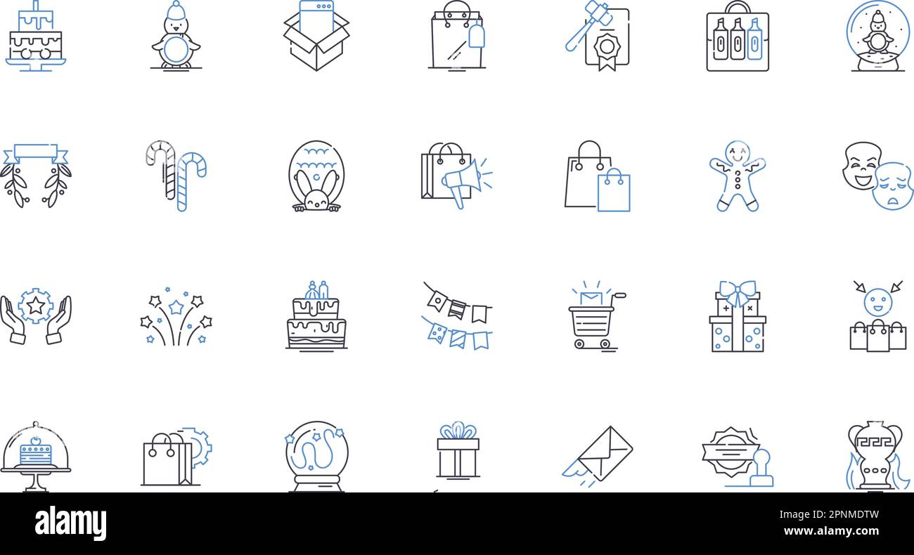 Keepsakes line icons collection. Memory, Treasure, Souvenir, Memento