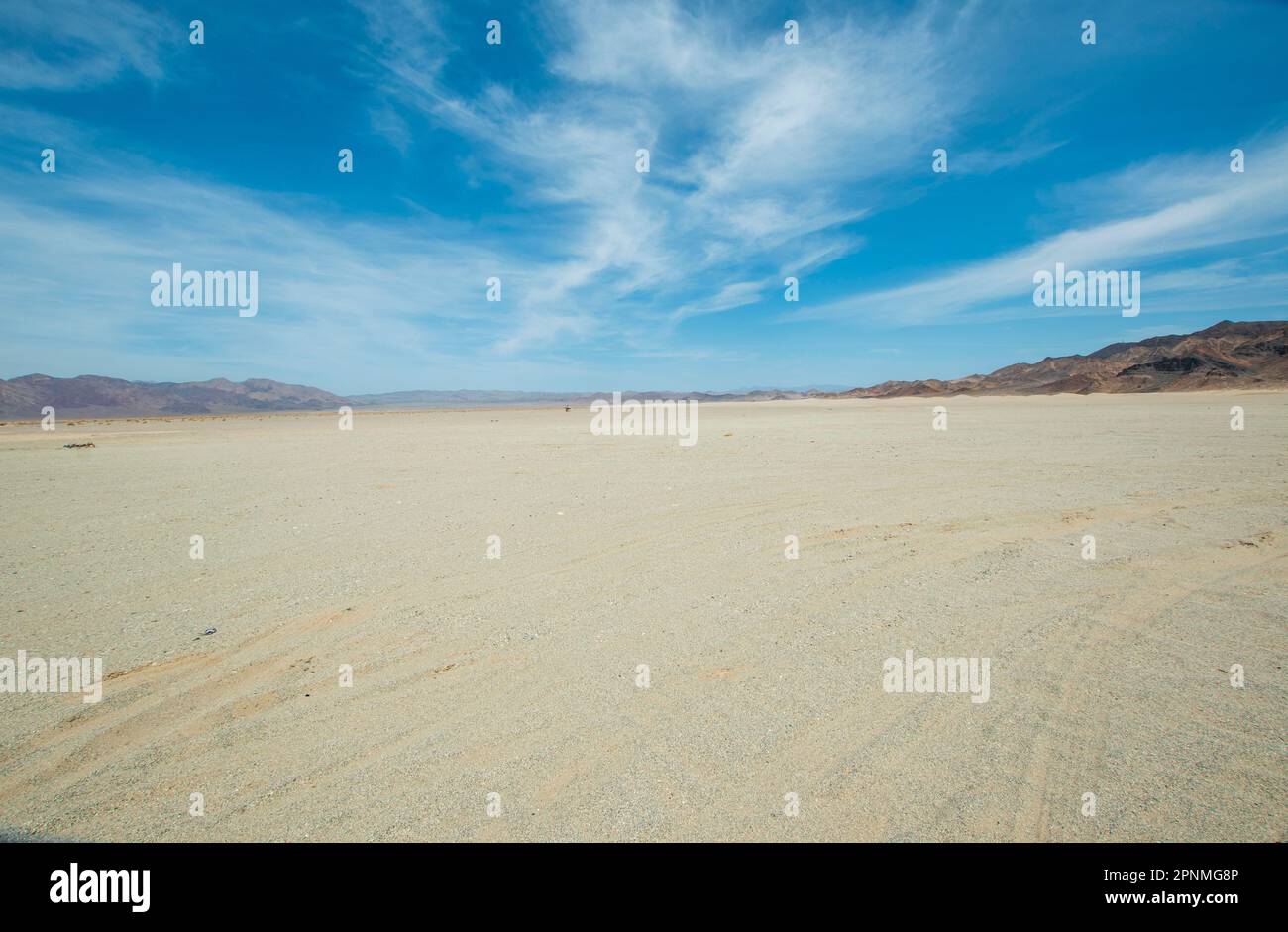 Dumont Dunes is an OHV area in eastern Inyo County, CA, USA just outside of Death Valley National Park. Stock Photo