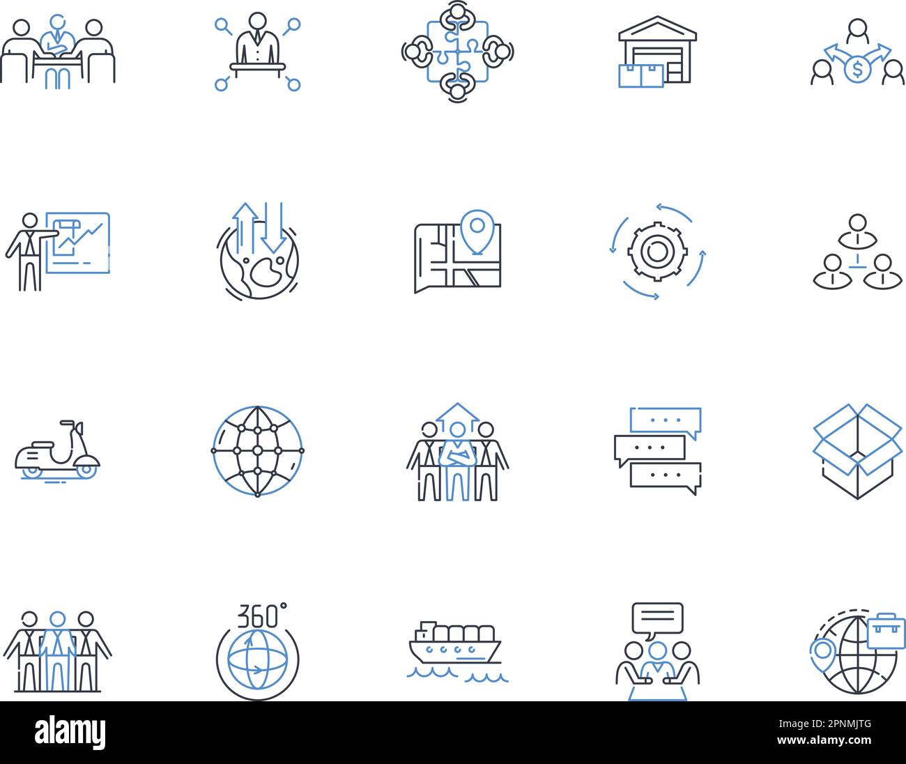 Circulation line icons collection. Flow, Heart, Blood, Oxygen, Pressure ...