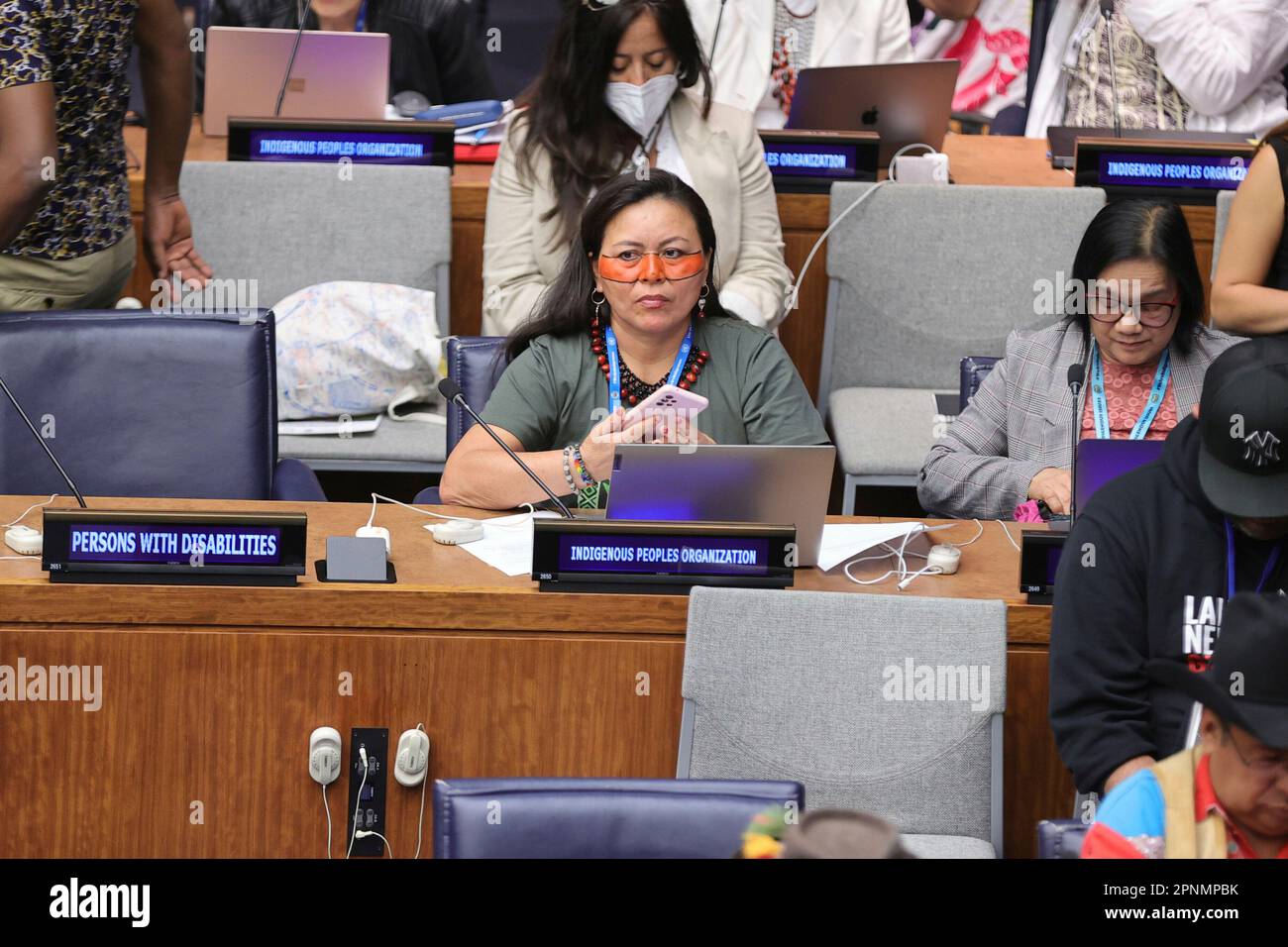 United Nations New York USA April 18 2023 Indigenous Peoples And 