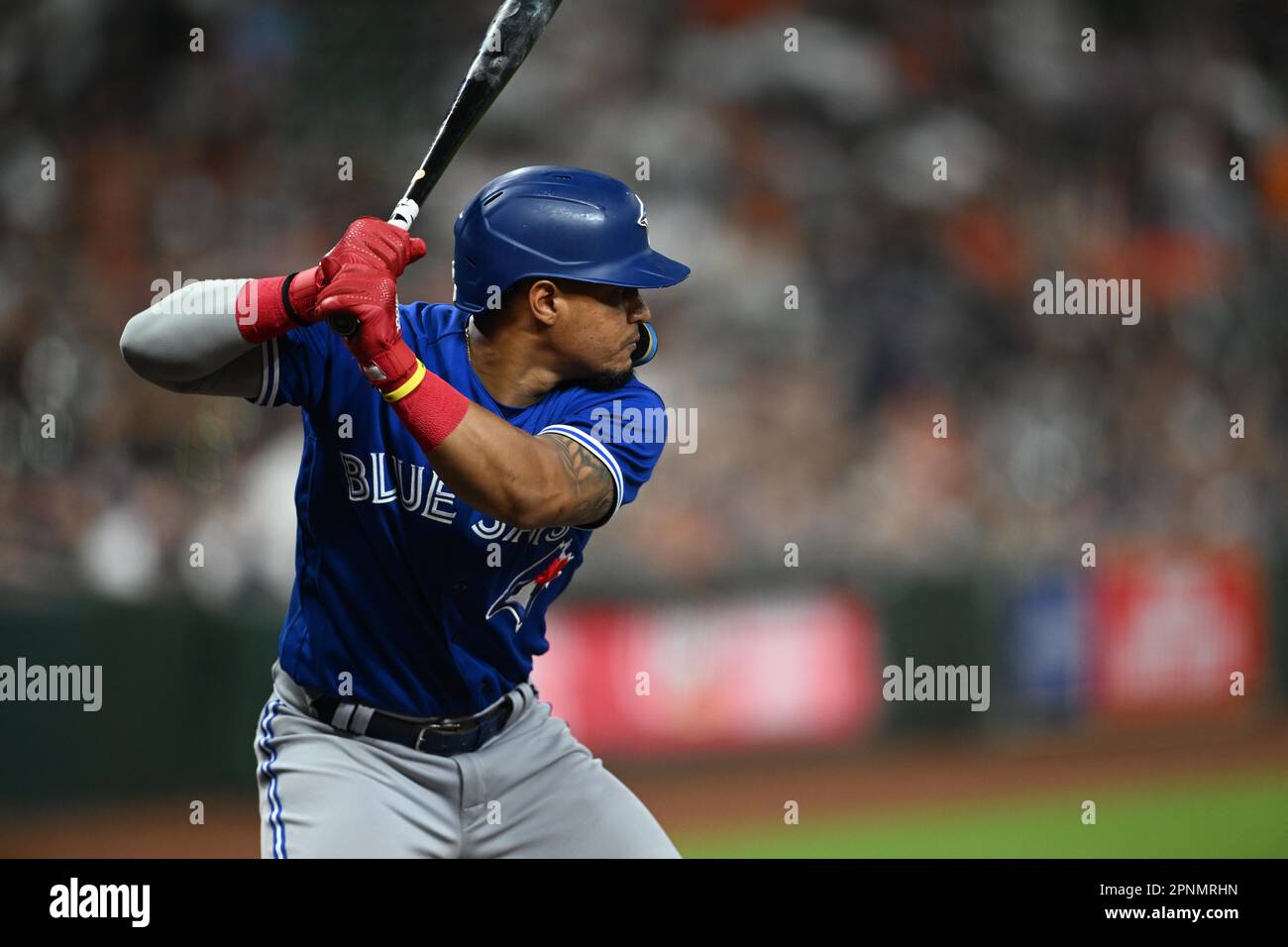 Toronto Blue Jays second baseman Santiago Espinal (5) during the MLB