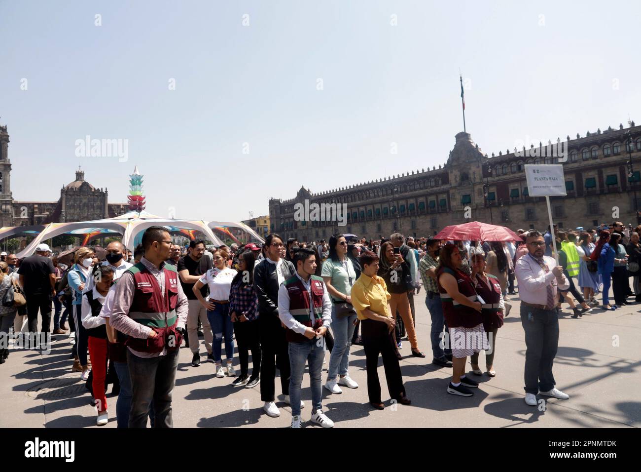 Non Exclusive: April 19, 2023, Mexico City, Mexico: Citizens and ...