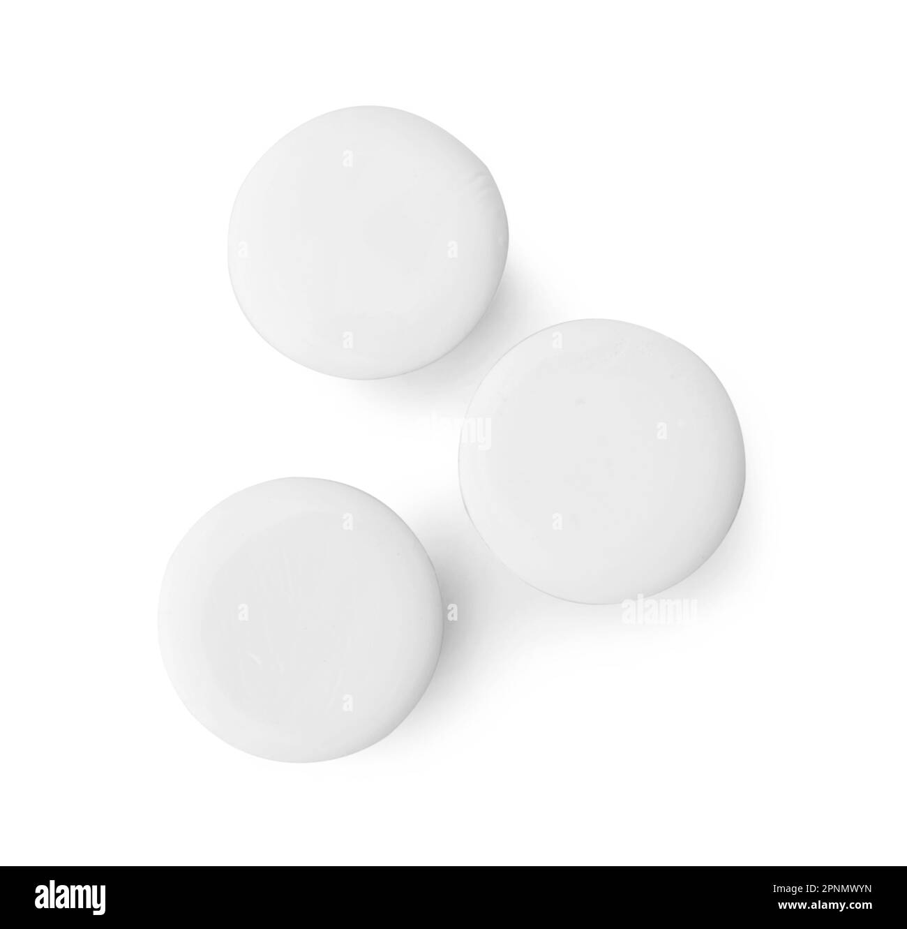 Blank badges isolated on white background Stock Photo - Alamy