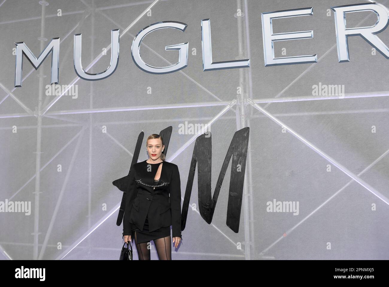 Chloe Sevigny attends the Mugler H&M global launch event at the Park
