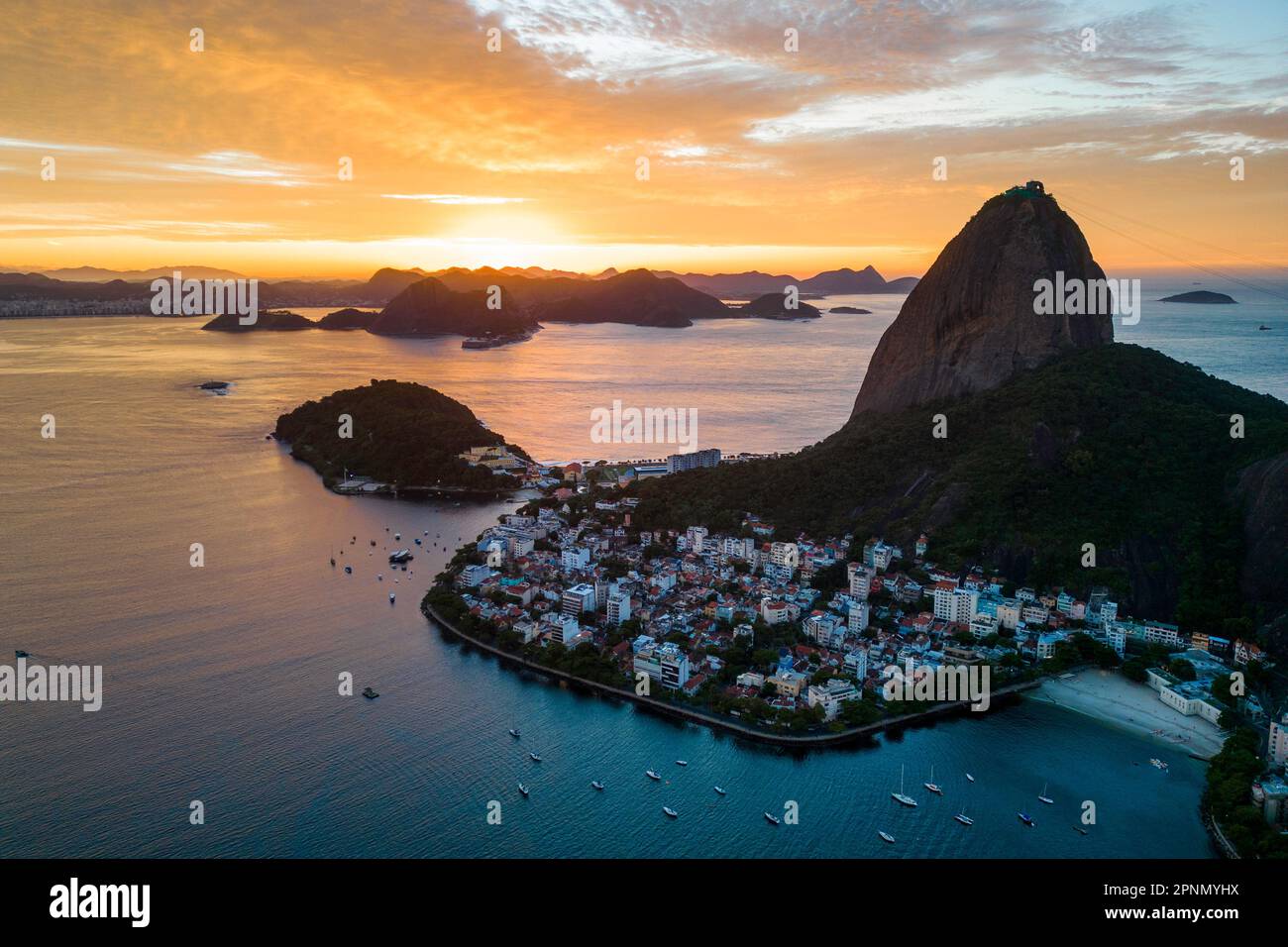 Aerial View of Urca Neighborhood in the City of Rio de Janeiro, Brazil  Stock Photo - Alamy