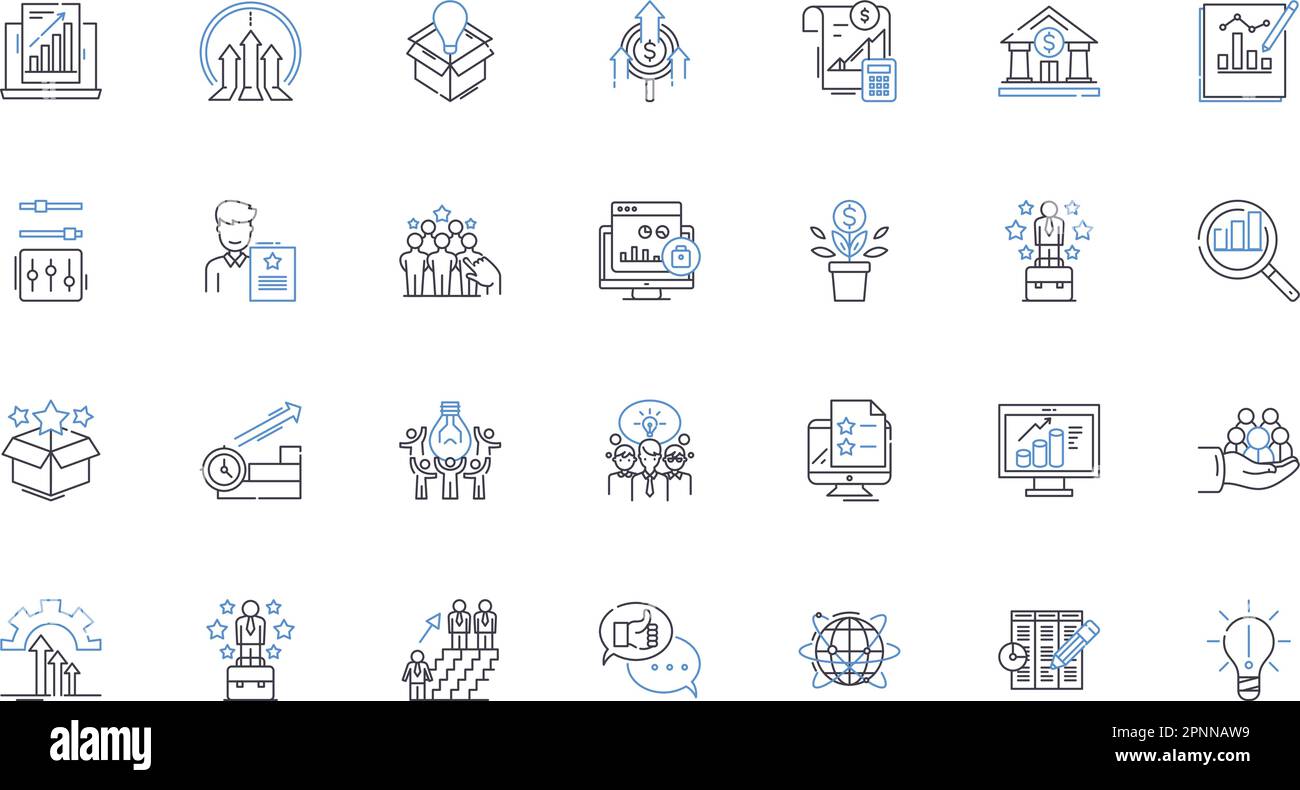 Swiftness line icons collection. Agility, Velocity, Promptness, Expediency, Rapidity, Alacrity, Briskness vector and linear illustration. Celerity Stock Vector