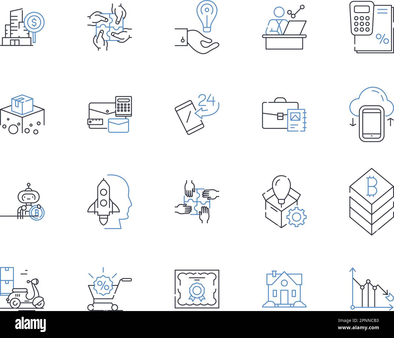 BOGO deals line icons collection. Discount, Sale, Offer, Promo, Coupon, Incentive, Bargain vector and linear illustration. Steal,Value,Free outline Stock Vector