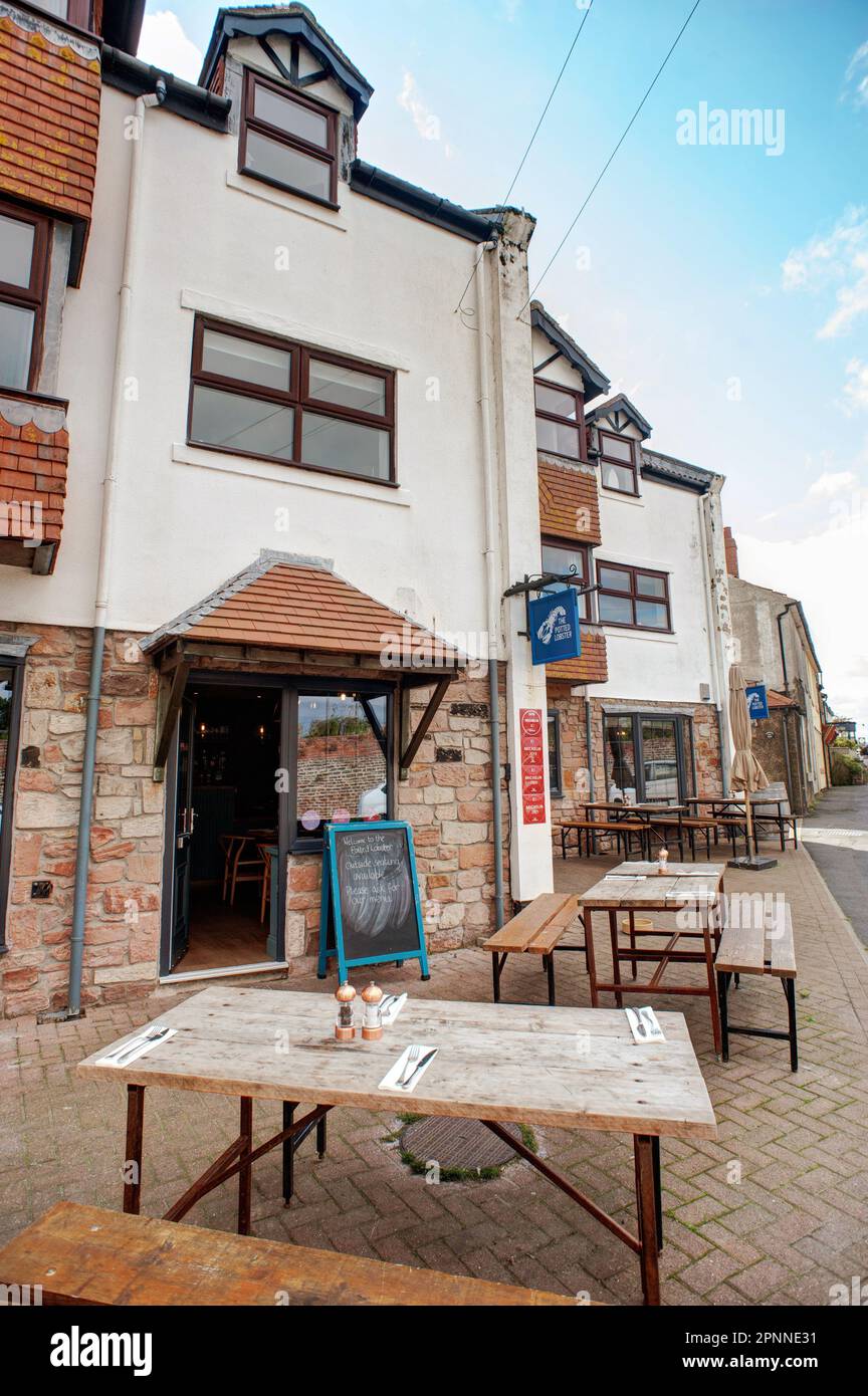 The Potted Lobster restaurant, Bamburgh, Northumberland Stock Photo Alamy