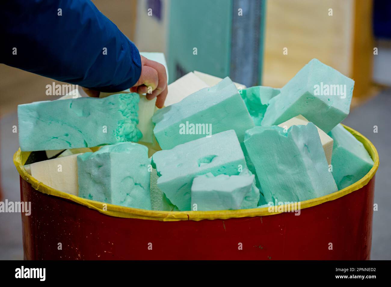 Foam blocks for building insulation Stock Photo Alamy
