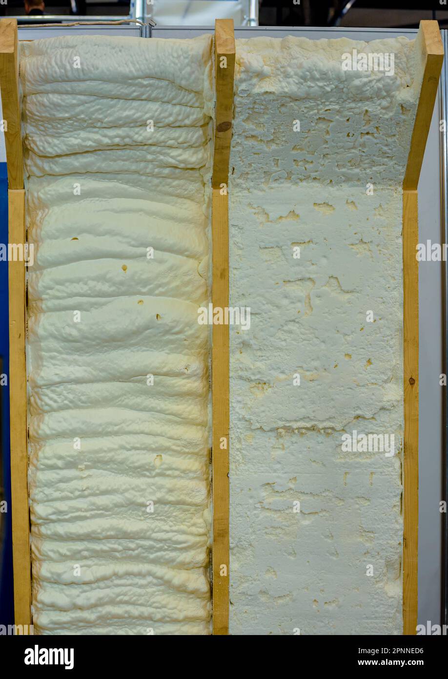 Construction foam for building insulation Stock Photo - Alamy