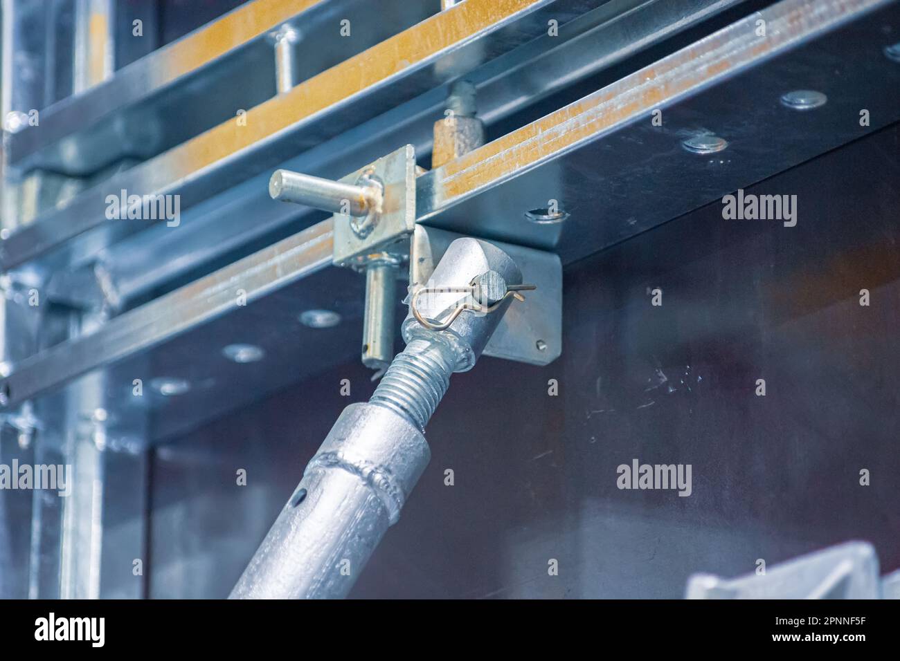 Supports for wall formwork supports Stock Photo Alamy