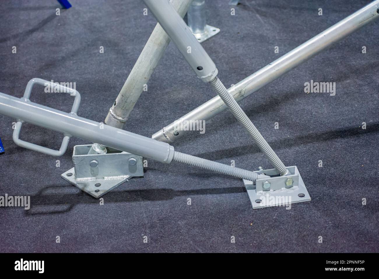 Supports for wall formwork supports Stock Photo - Alamy