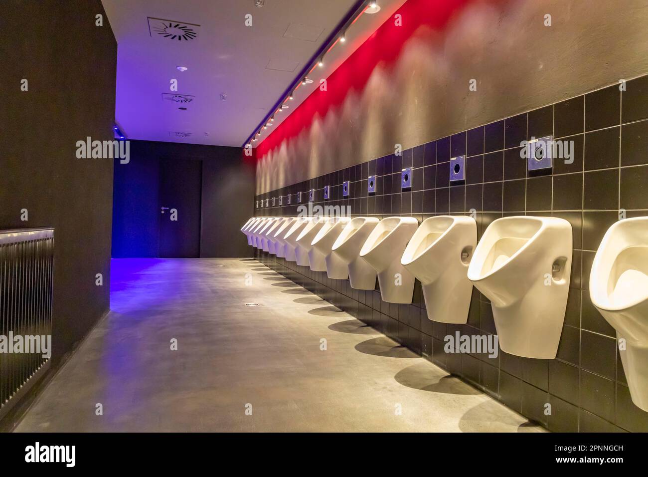 Men's toilet, urinal in a public building, Stuttgart, Baden