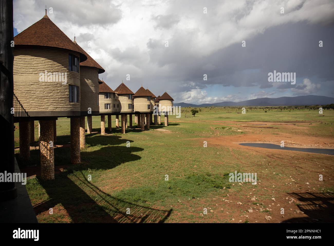 The famous Salt Lick Safari Lodge in the Taita Hills, Tsavo, Kenya