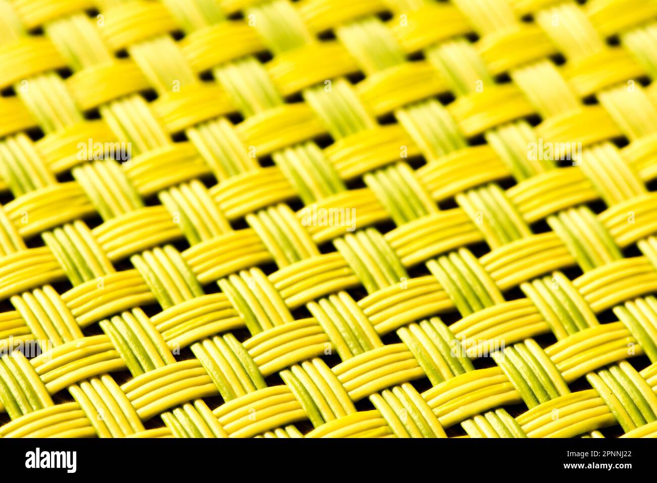 Macro of an abstract table mat background with shallow depth of field Stock Photo