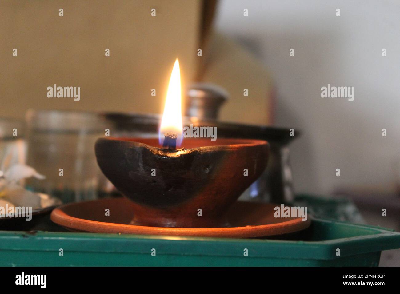Beautiful Oil Lamp Stock Photo Alamy