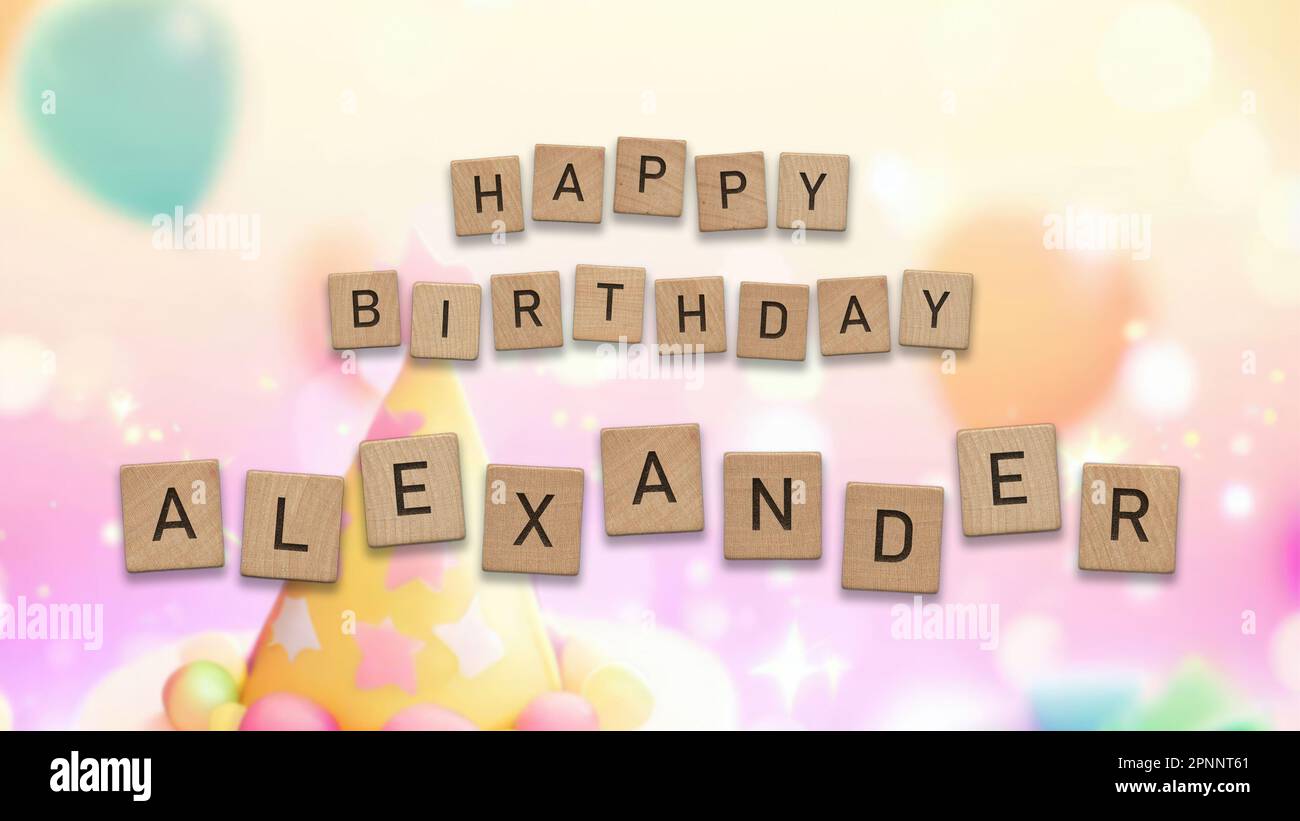 Birthday bash banner hi-res stock photography and images - Alamy
