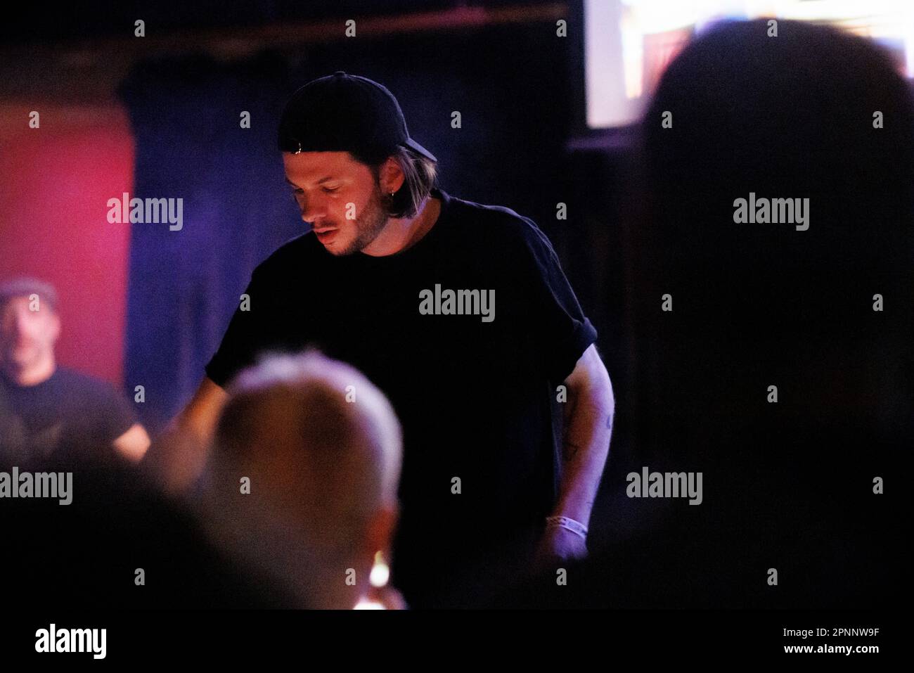 Copenhagen, Denmark. 19th Apr, 2023. The French music producer, DJ and musician Fakear performs a live concert at Ideal Bar in Copenhagen. (Photo Credit: Gonzales Photo/Alamy Live News Stock Photo