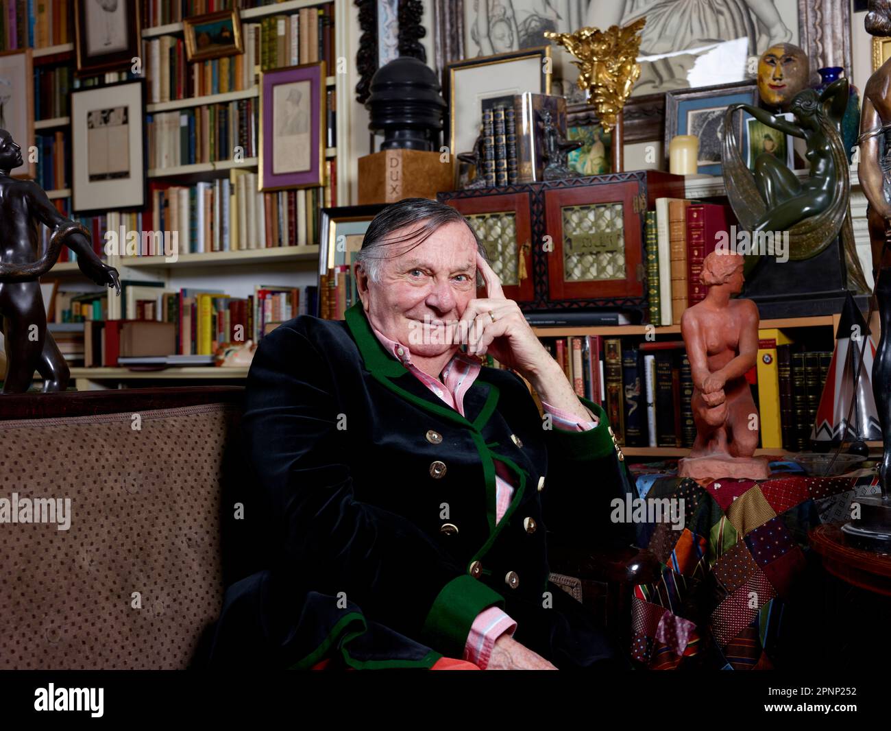 Barry Humphries on his 87th birthday Stock Photo - Alamy
