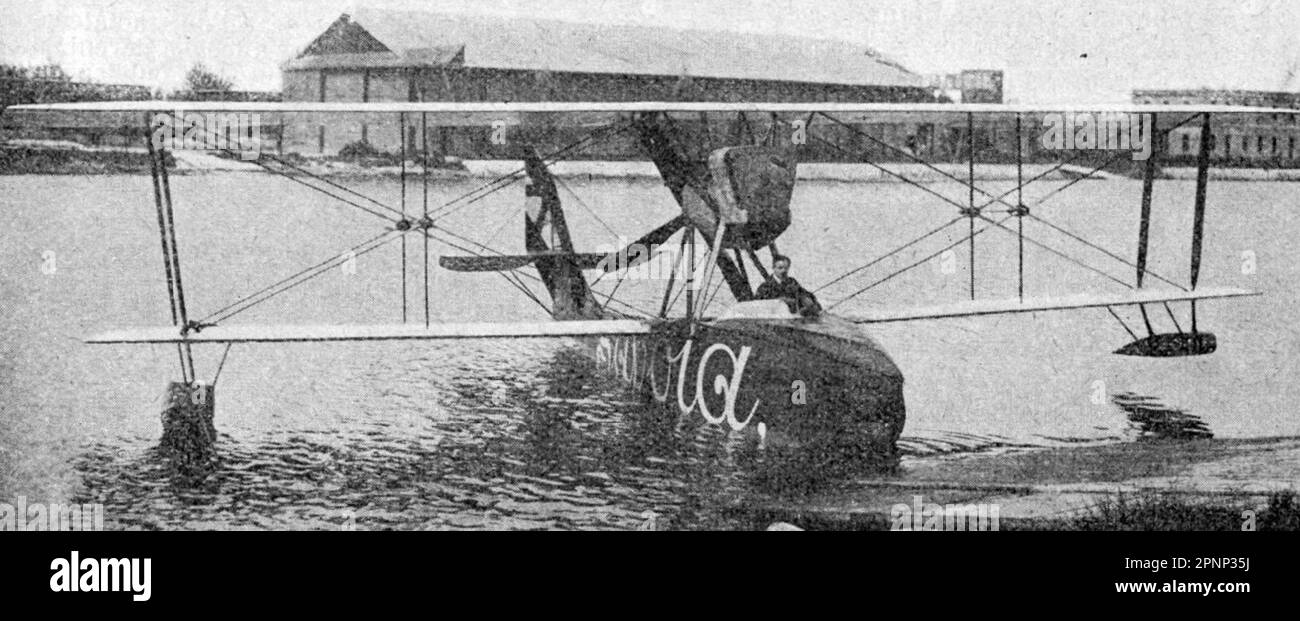 SIAI S.12 photo from L'Aerophile January,1921 Stock Photo Alamy