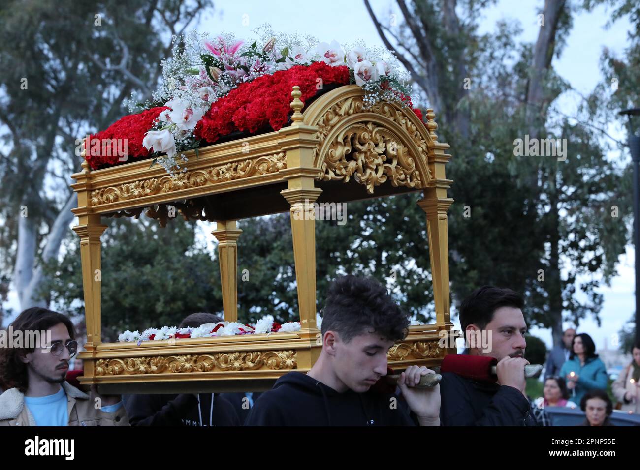 Corfu Easter celebration Stock Photo