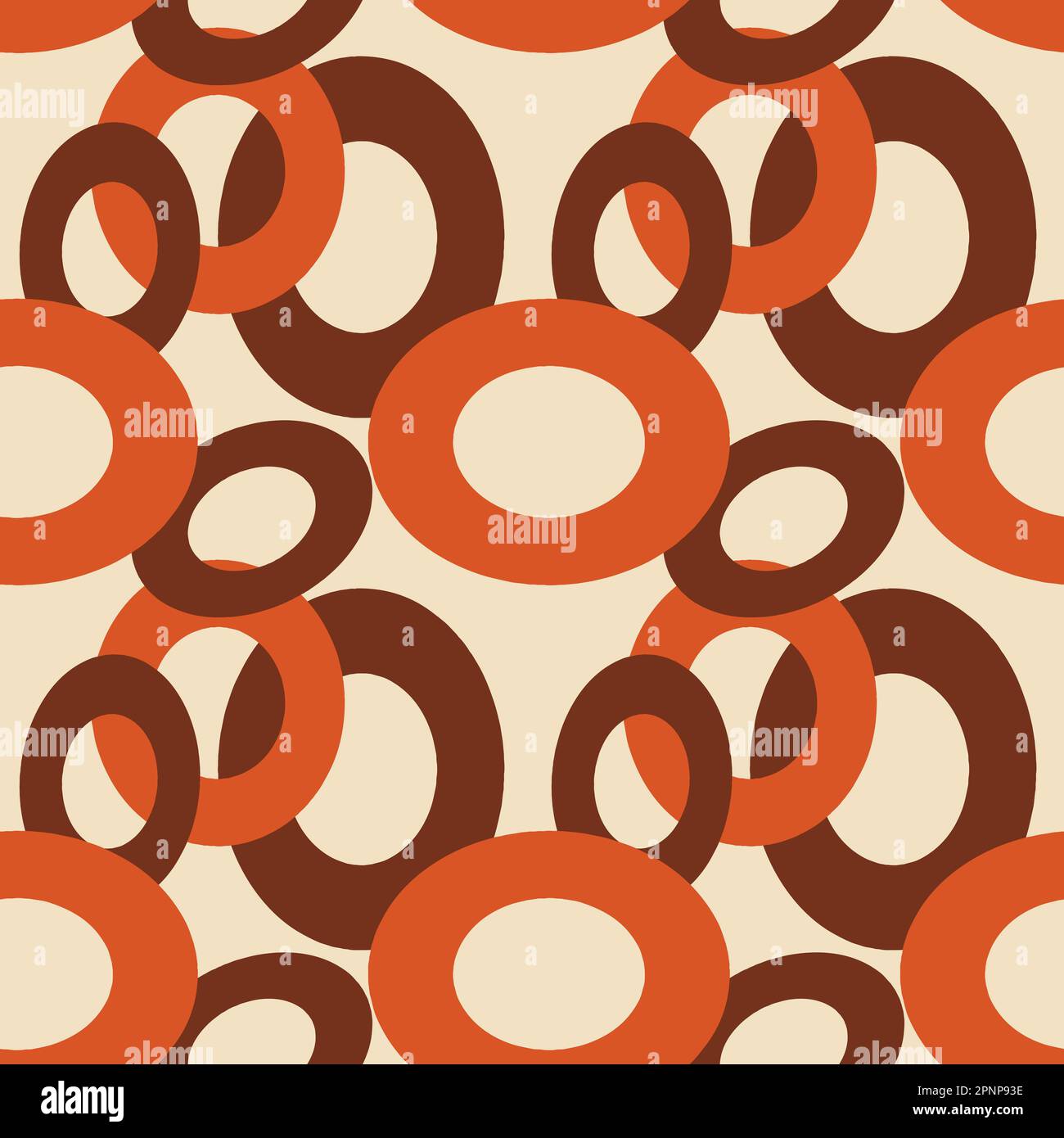Abstract seamless pattern from the 60s and 70s Stock Photo - Alamy