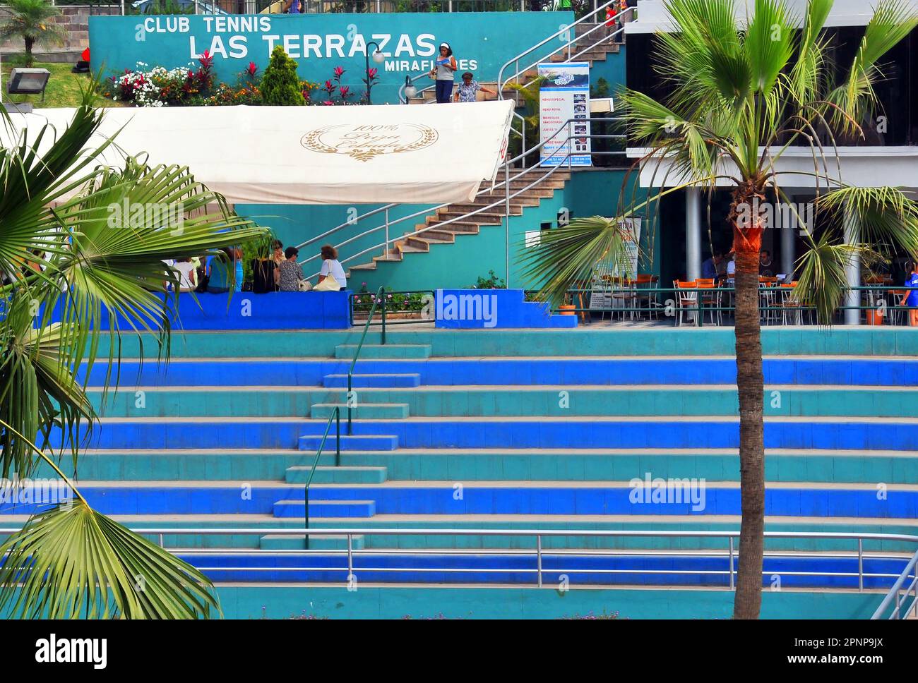 Club tennis Las Terrazas, Miraflores, Liman, Stock Photo