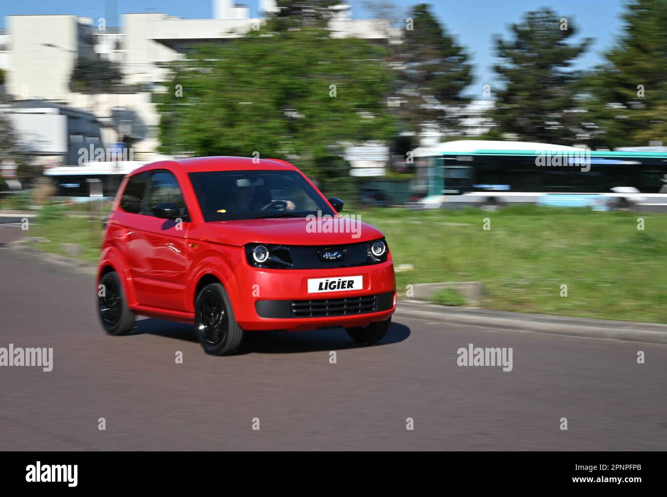 Paris, France. 20th Apr, 2023. Illustration of the Myli by Ligier on