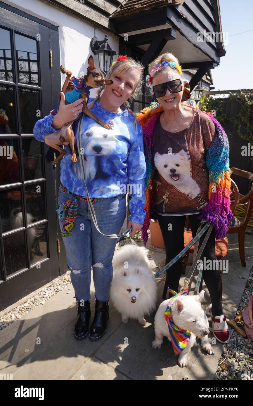 Fleur Boyd (left) with her mother Astrid Allen from Margate with their