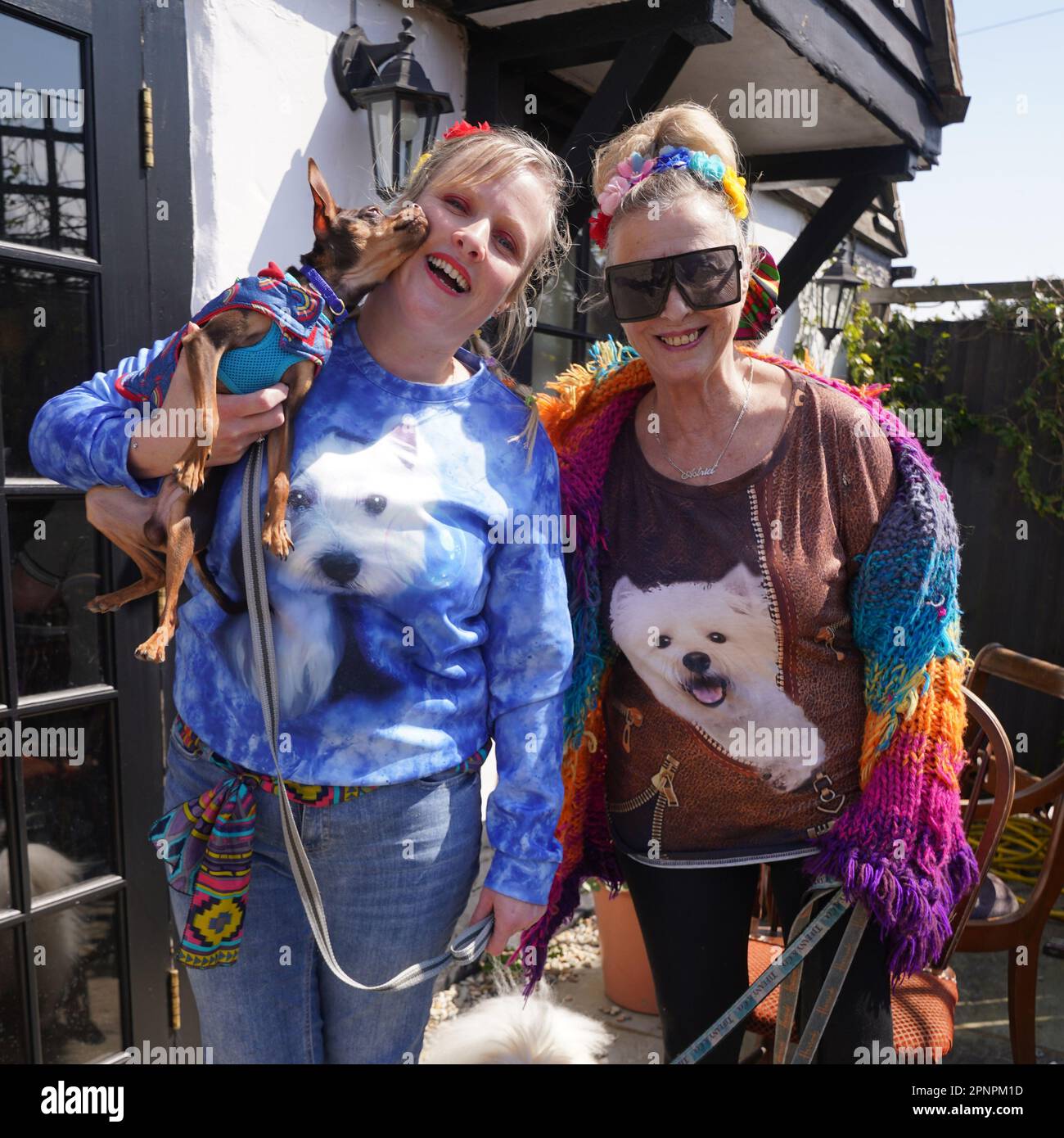 Fleur Boyd (left) with her mother Astrid Allen from Margate with their