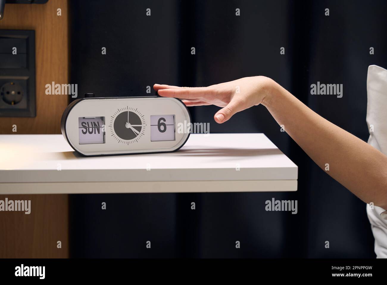 Electronic Alarm Clock Shows Time Date And Day Of Week Stock Photo Alamy electronic-alarm-clock-shows-time-date-and-day-of-week-stock-photo-alamy