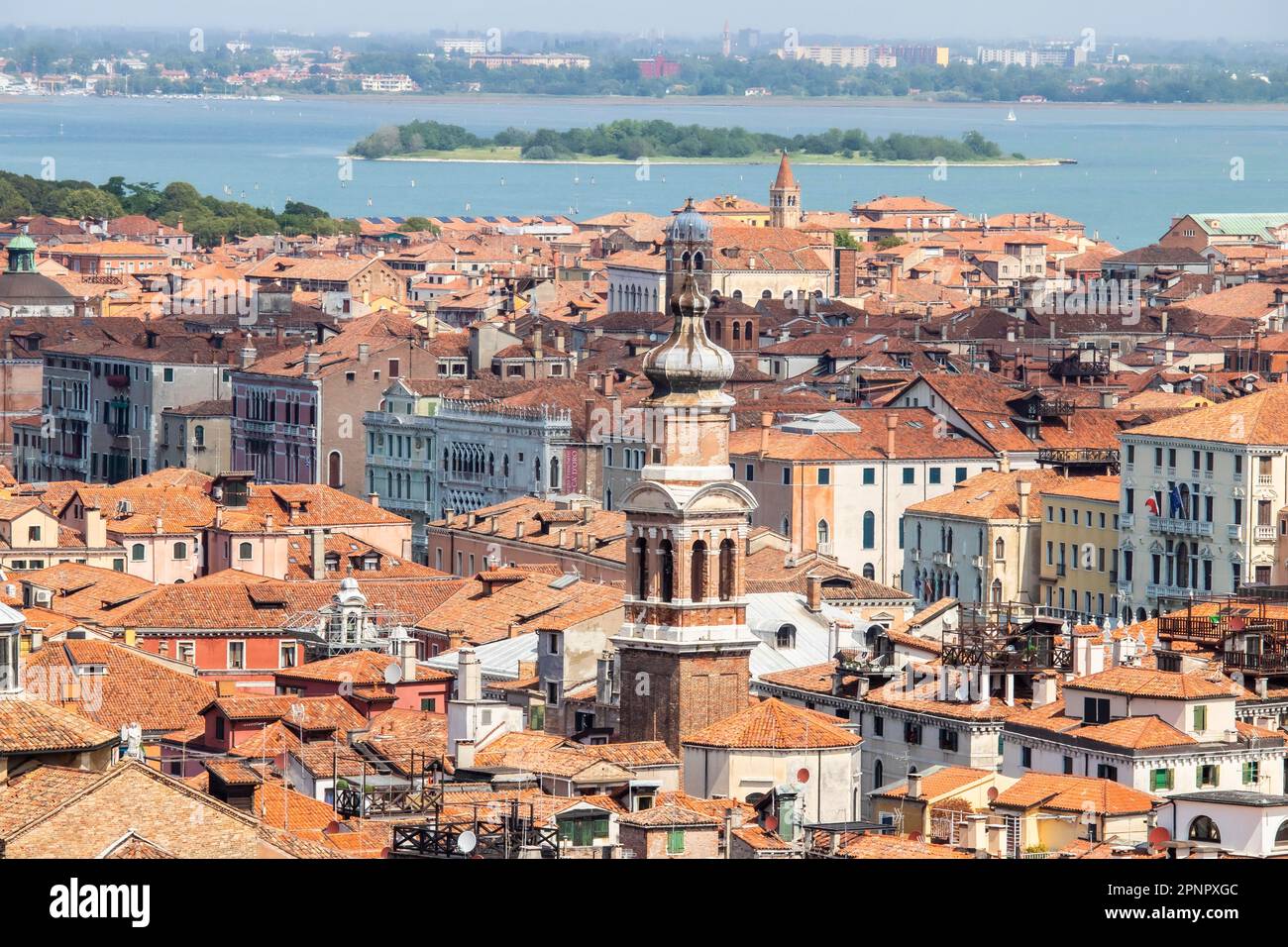 Panoramic view of Venice, Italy Stock Photo