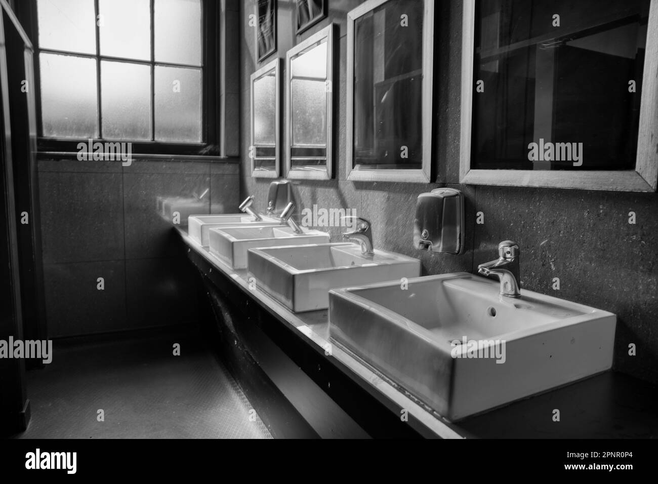 Mirrors in the Loo Stock Photo Alamy