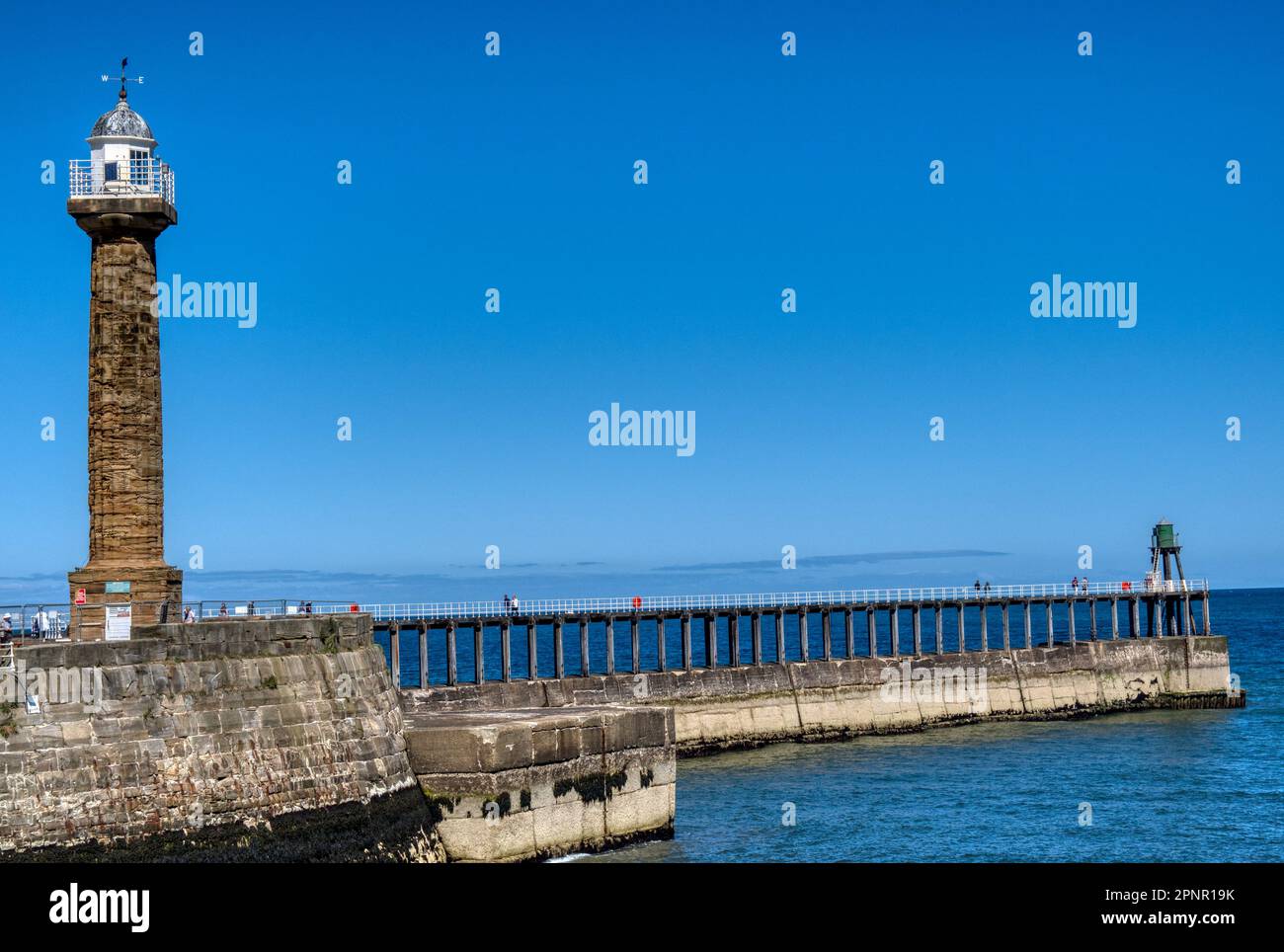 Whitby Town and Harbourfront Stock Photo - Alamy