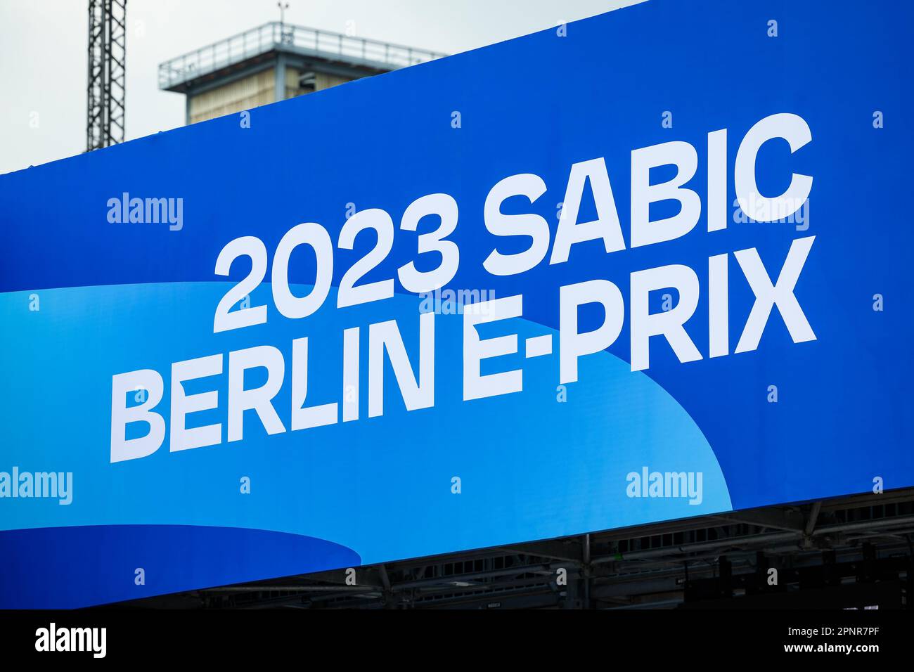 Berlin, Allemagne. 20th Apr, 2023. Illustration logo during the 2023 Berlin ePrix, 6th meeting of the 2022-23 ABB FIA Formula E World Championship, on the Tempelhof Airport Street Circuit from April 21 to 23, 2023 in Berlin, Germany - Photo Florent Gooden/DPPI Credit: DPPI Media/Alamy Live News Stock Photo