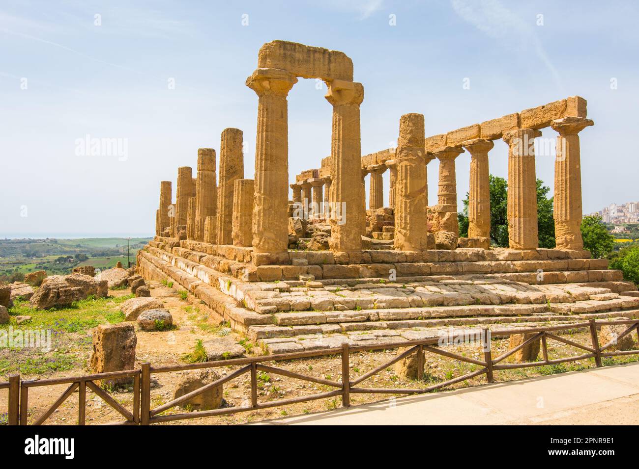 Agrigento is the Italian Capital of Culture 2025. Temple of Juno in Valley of the Temples 
