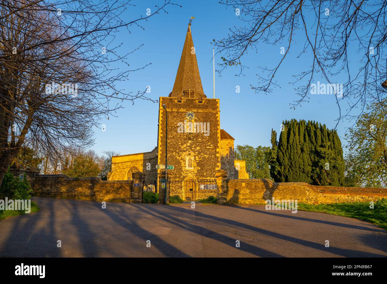 All Saints, Church in Frindsbury, Rochester Kent Stock Photo Alamy
