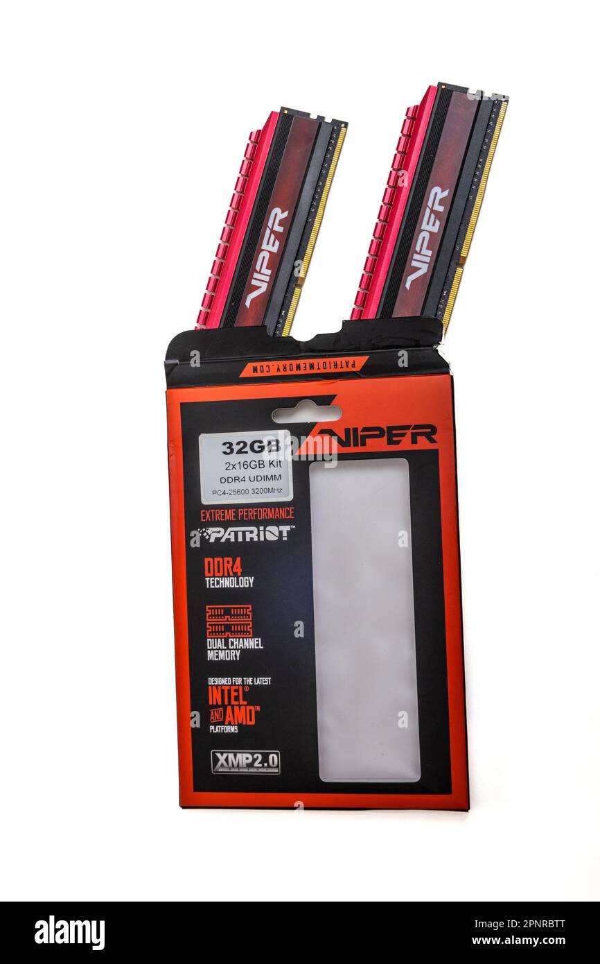 Patriot Viper DDR4 RAM computer memory 2 16 GB Dual Channel sticks 3200