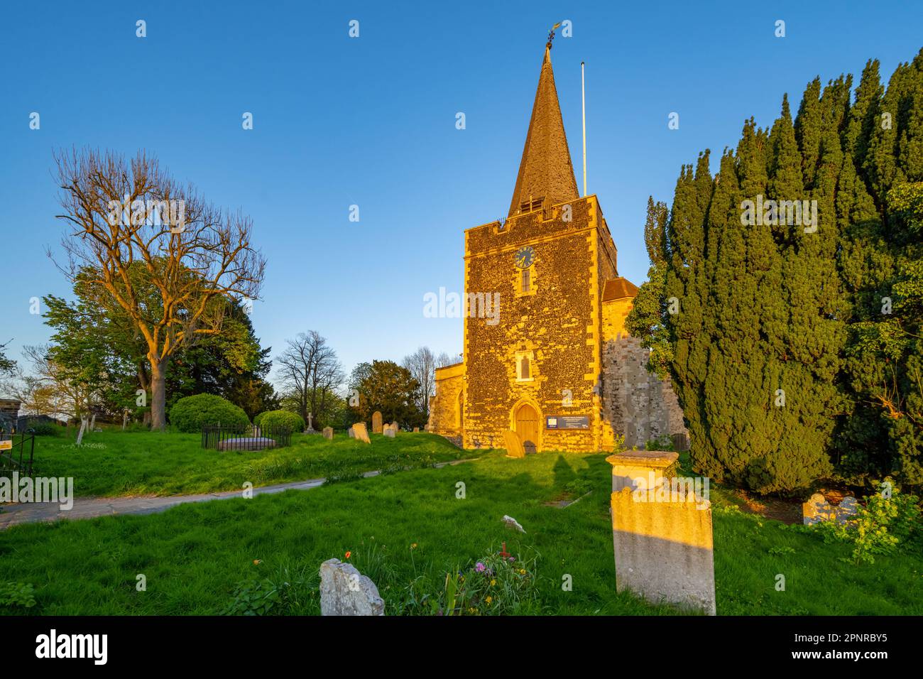 All Saints, Church in Frindsbury, Rochester Kent Stock Photo Alamy