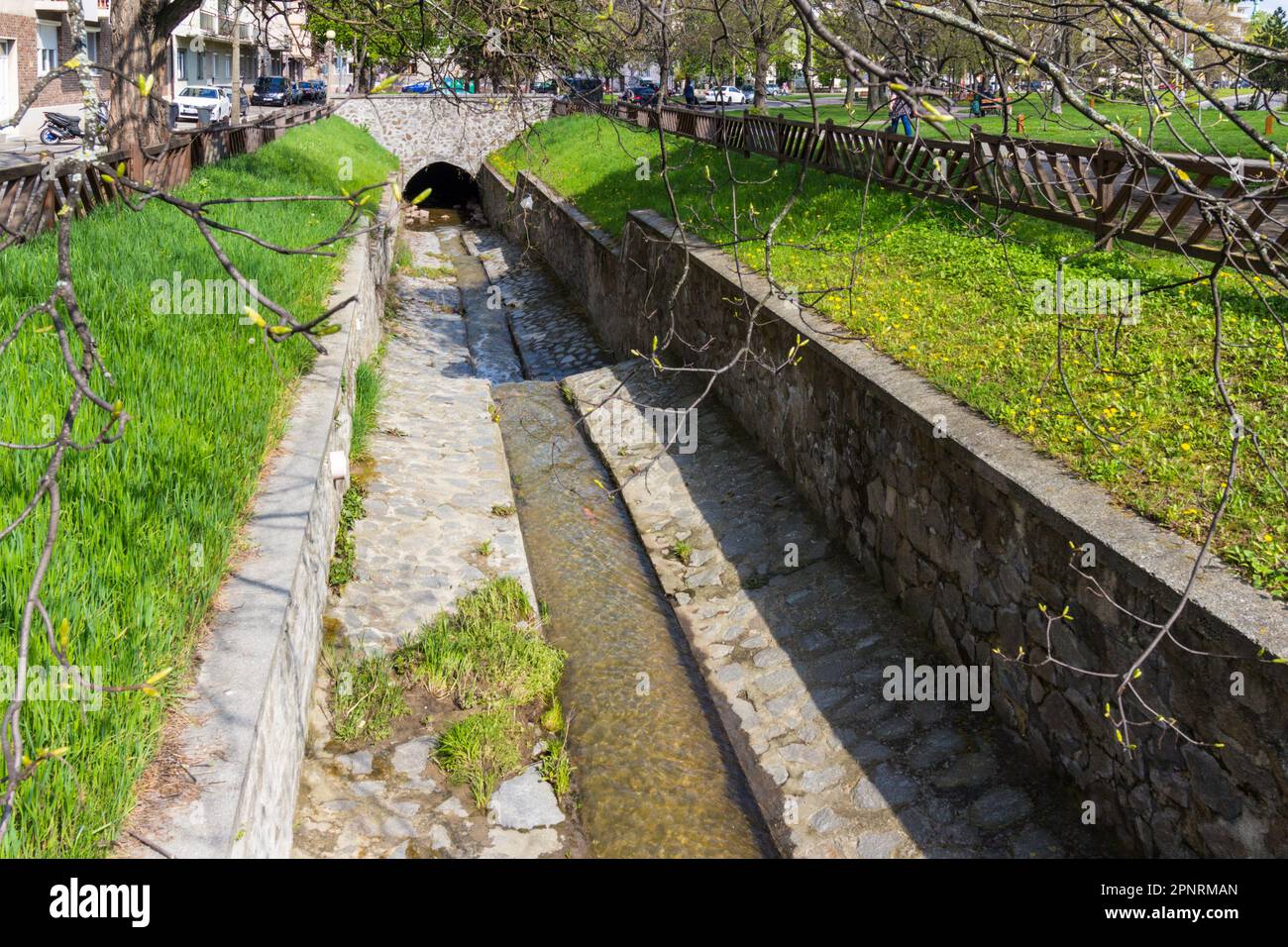 Brook Rak (Rak-patak) at Frankenburg ut, Sopron, Hungary Stock Photo