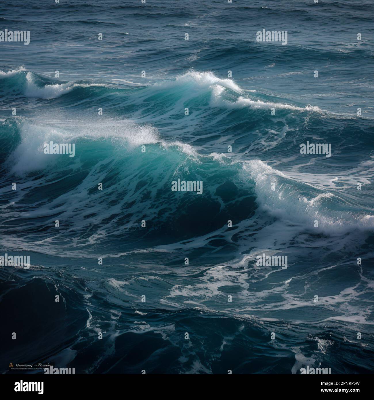 Aerial close up ocean waves hi-res stock photography and images - Alamy