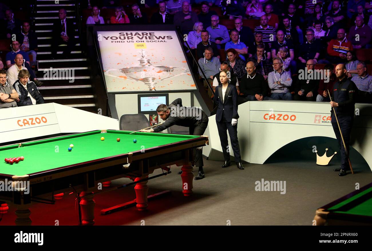 20th April 2023; The Crucible, Sheffield, England 2023 Cazoo World