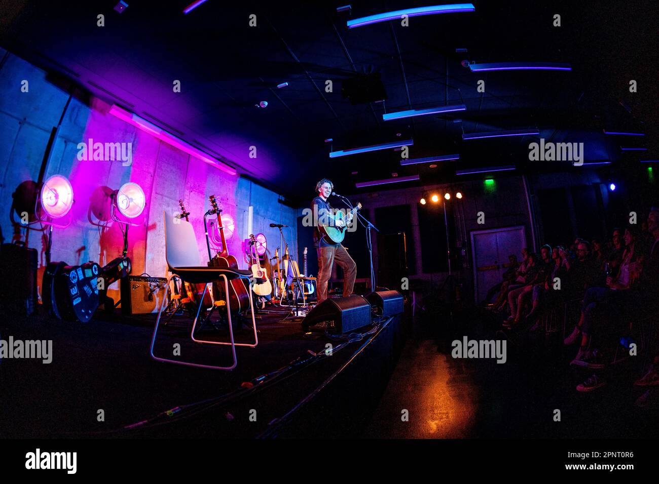 Milan, Italy. 12th Apr, 2023. Finnegan Tui live concert at Arca in