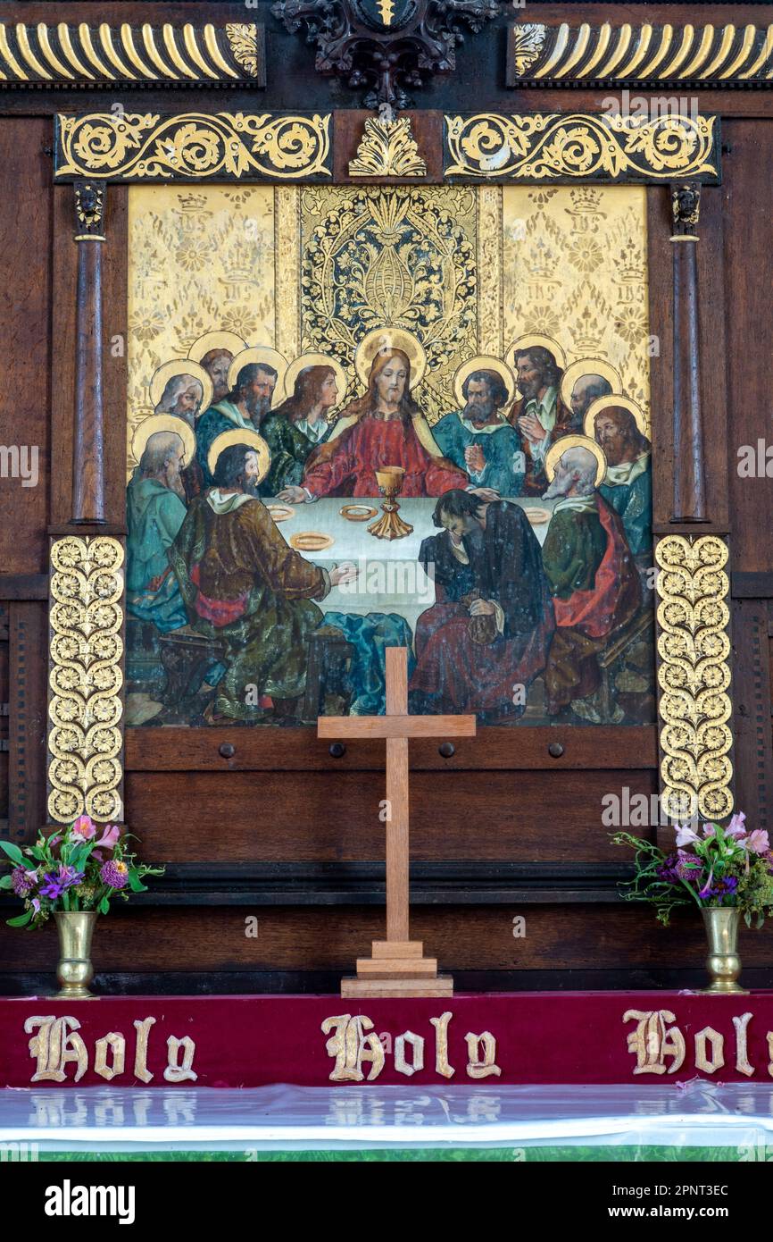 St Mary the Virgin Church Parham, Suffolk Stock Photo