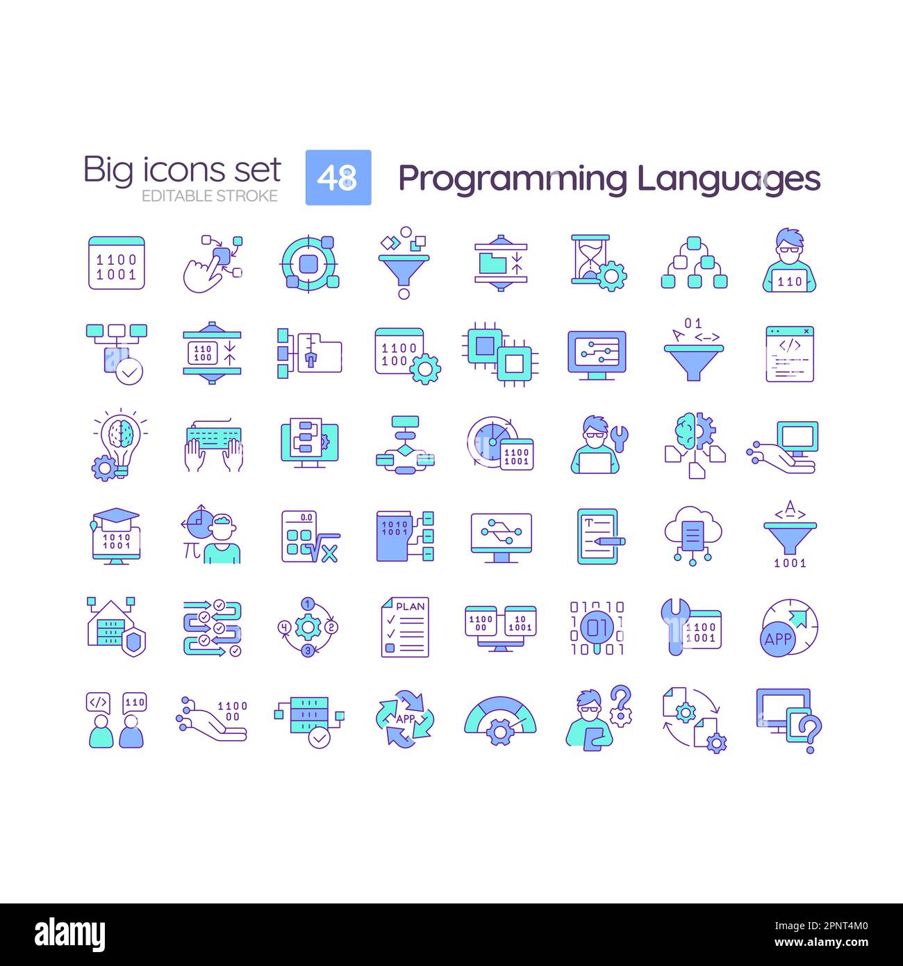 Programming languages image Stock Vector Images - Alamy