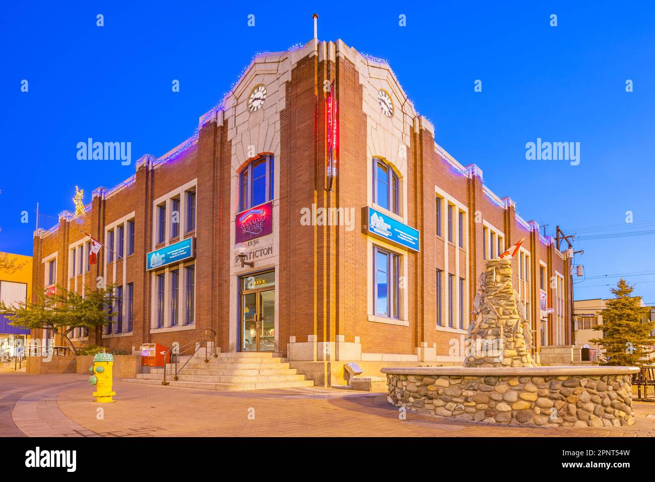 Business in downtown Penticton, BC, Canada Stock Photo Alamy